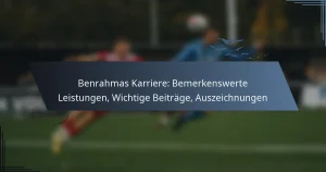 Benrahmas Karriere: Bemerkenswerte Leistungen, Wichtige Beiträge, Auszeichnungen